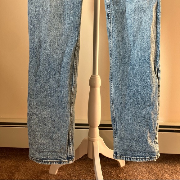 Abercrombie & Fitch The Dad High Rise Straight Leg Denim Jeans size 00L - Picture 5 of 8